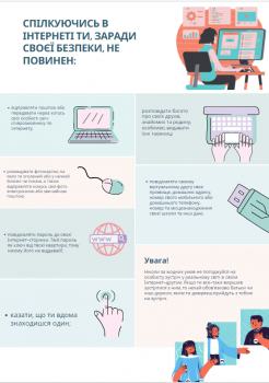 спілкування в інтернеті безпека